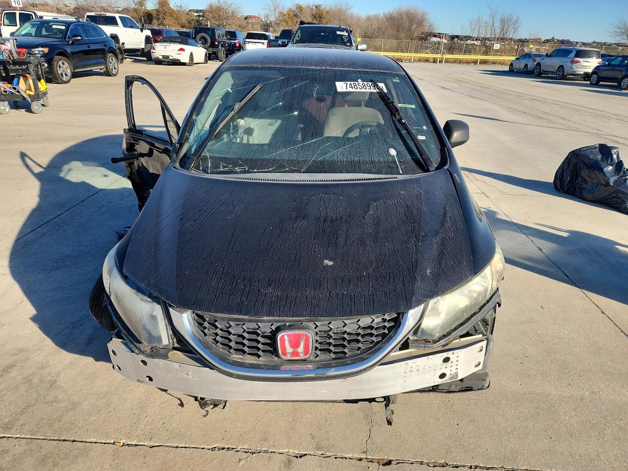 2013 Honda Civc Black vin: 2HGFB2F55DH598981
