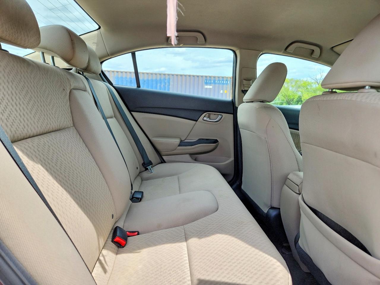 2014 Honda Civic Lx Gray vin: 2HGFB2F55EH502235