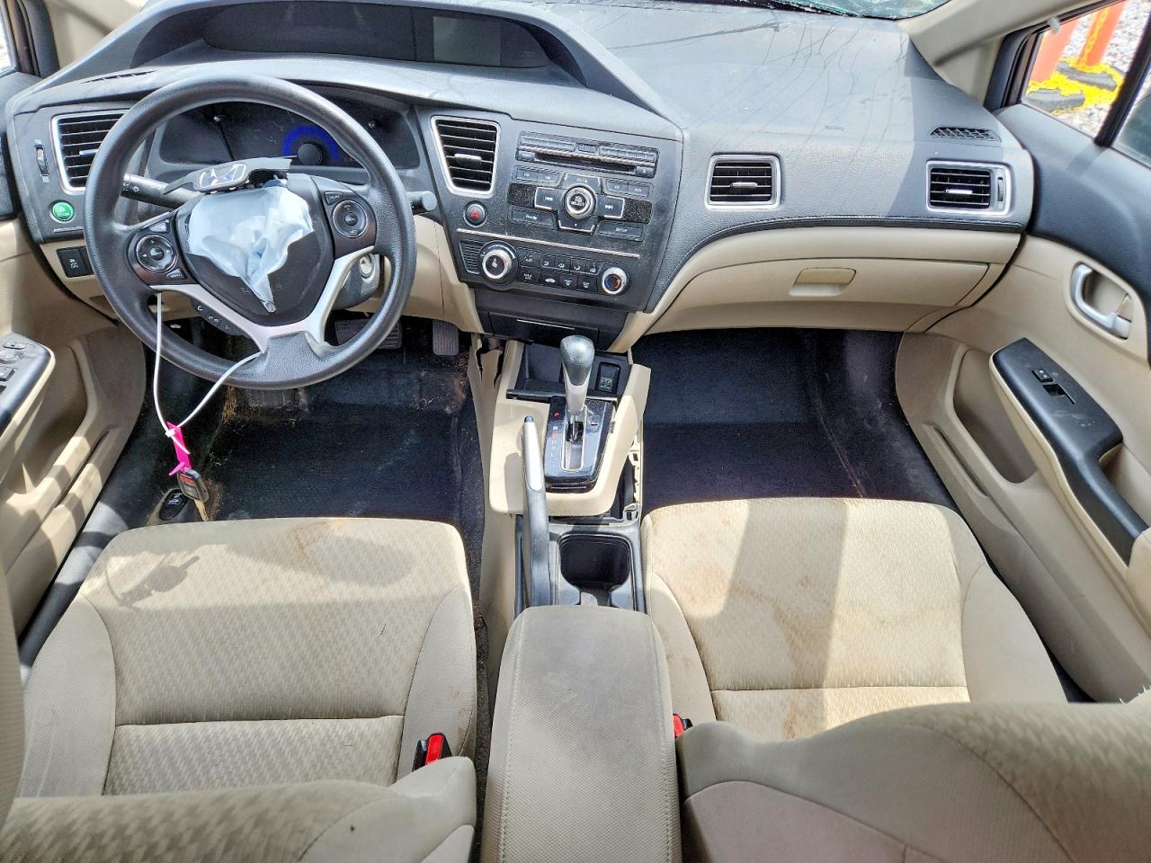 2014 Honda Civic Lx Gray vin: 2HGFB2F55EH502235