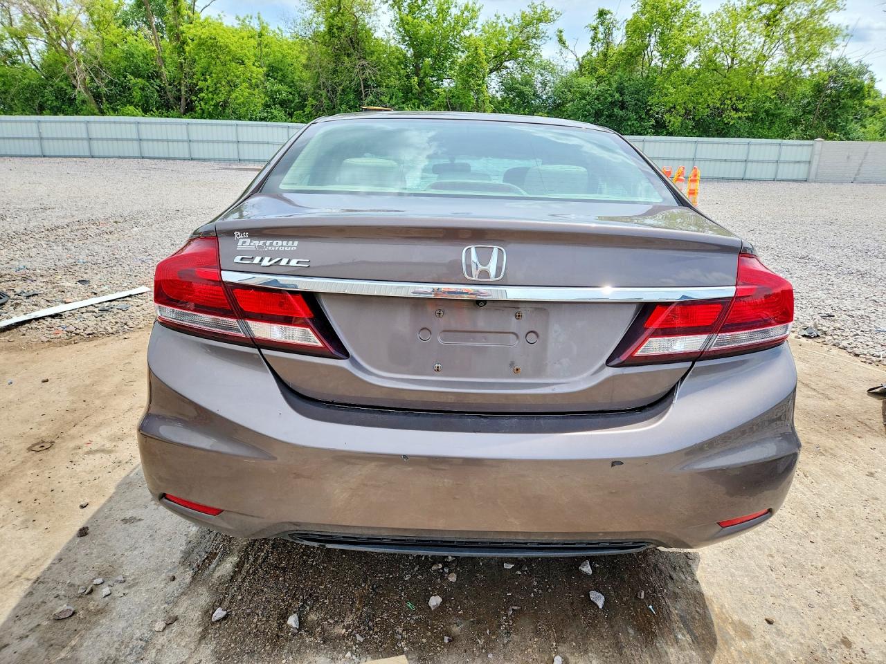 2014 Honda Civic Lx Gray vin: 2HGFB2F55EH502235