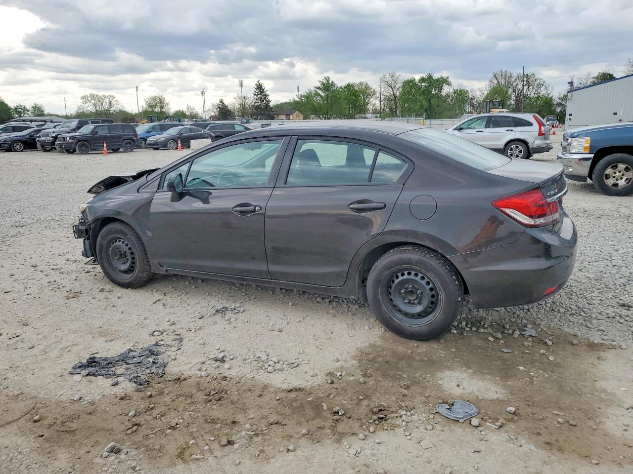 2014 Honda Civic Lx Black vin: 2HGFB2F55EH502834