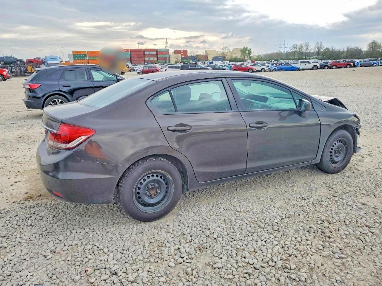 2014 Honda Civic Lx Black vin: 2HGFB2F55EH502834