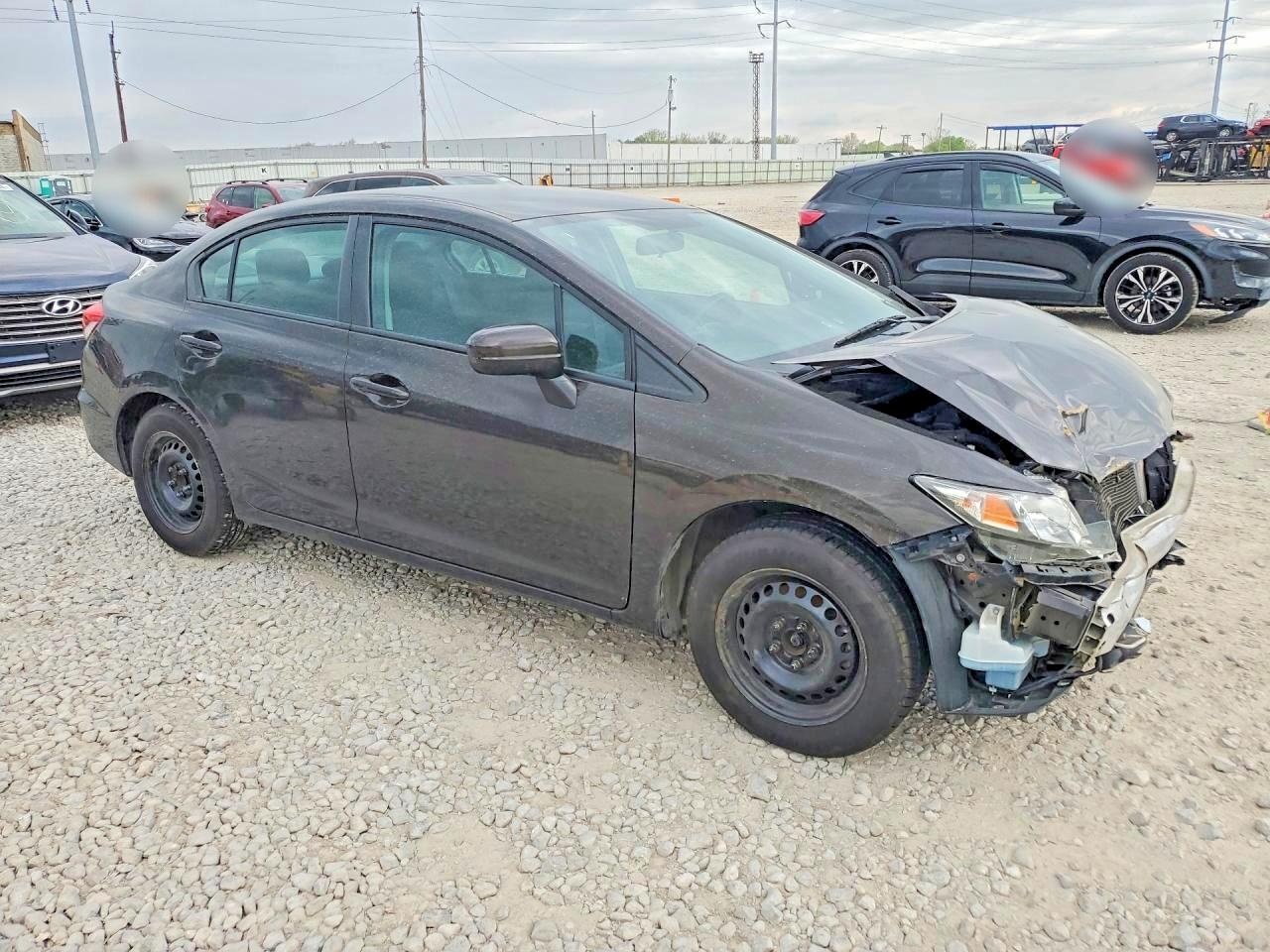 2014 Honda Civic Lx Black vin: 2HGFB2F55EH502834