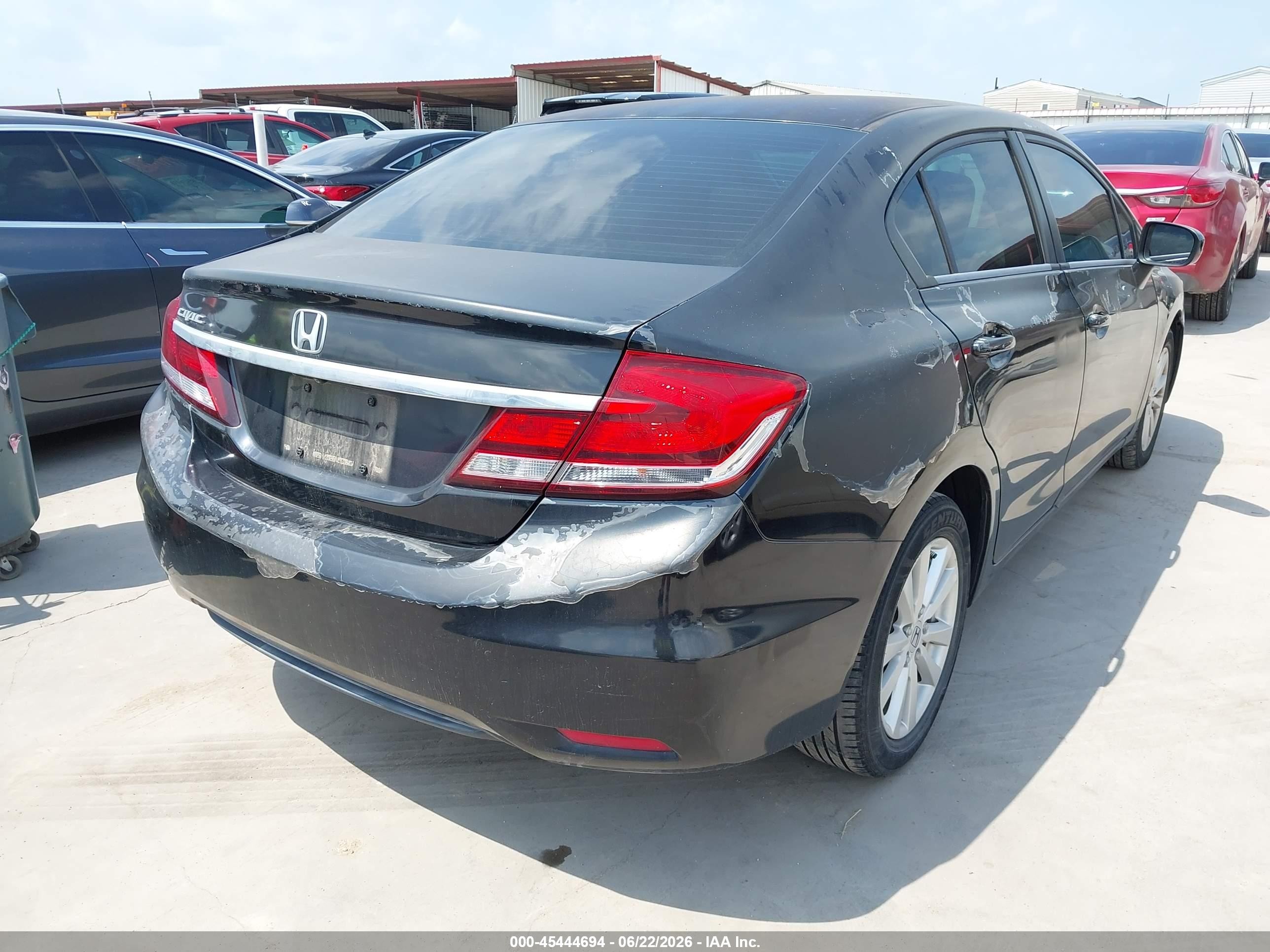 2014 Honda Civic Lx Черный vin: 2HGFB2F55EH504194