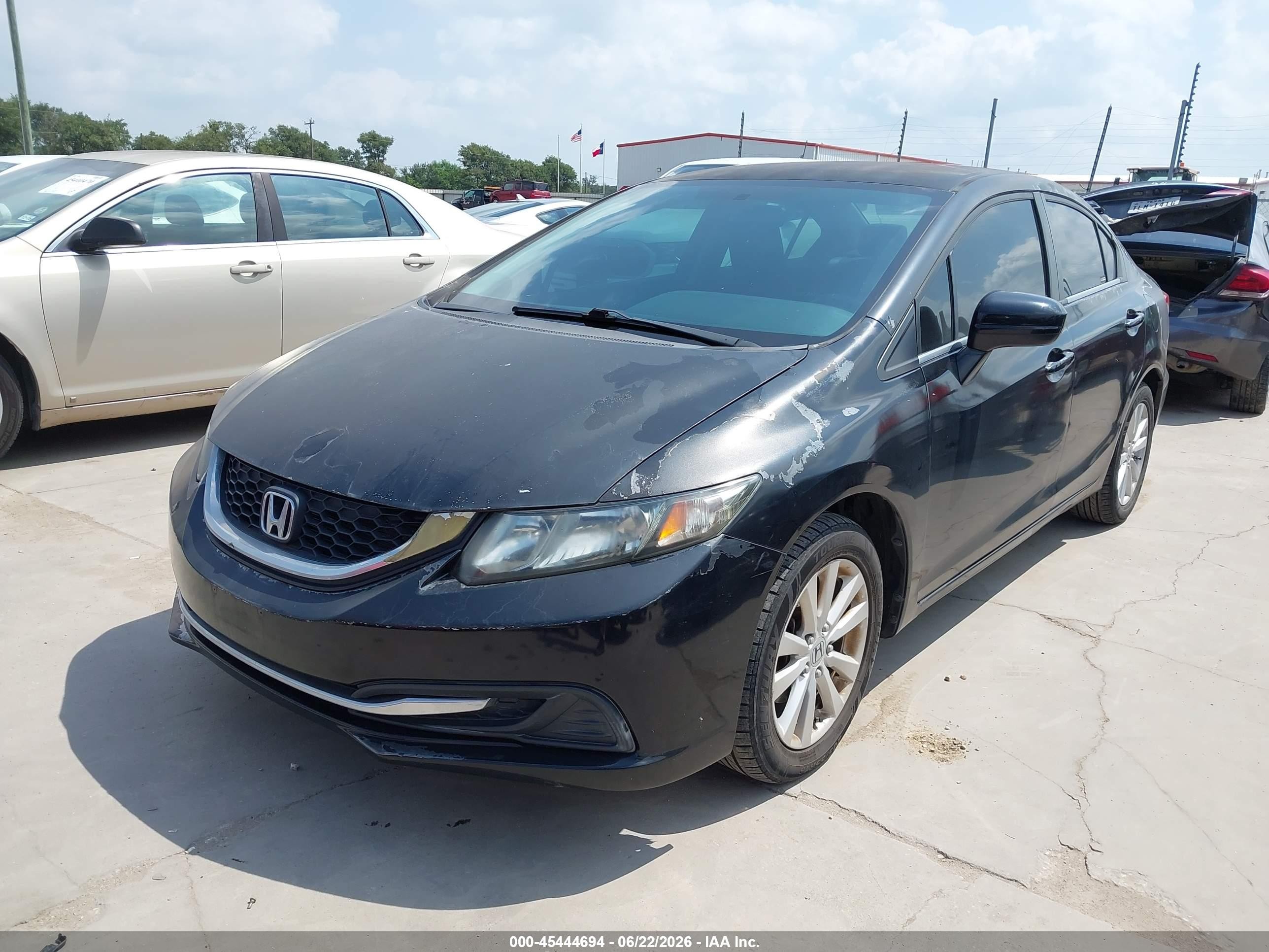 2014 Honda Civic Lx Черный vin: 2HGFB2F55EH504194