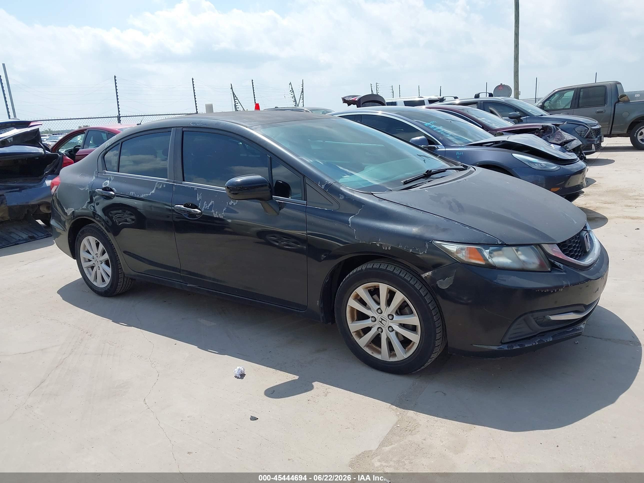 2014 Honda Civic Lx Черный vin: 2HGFB2F55EH504194