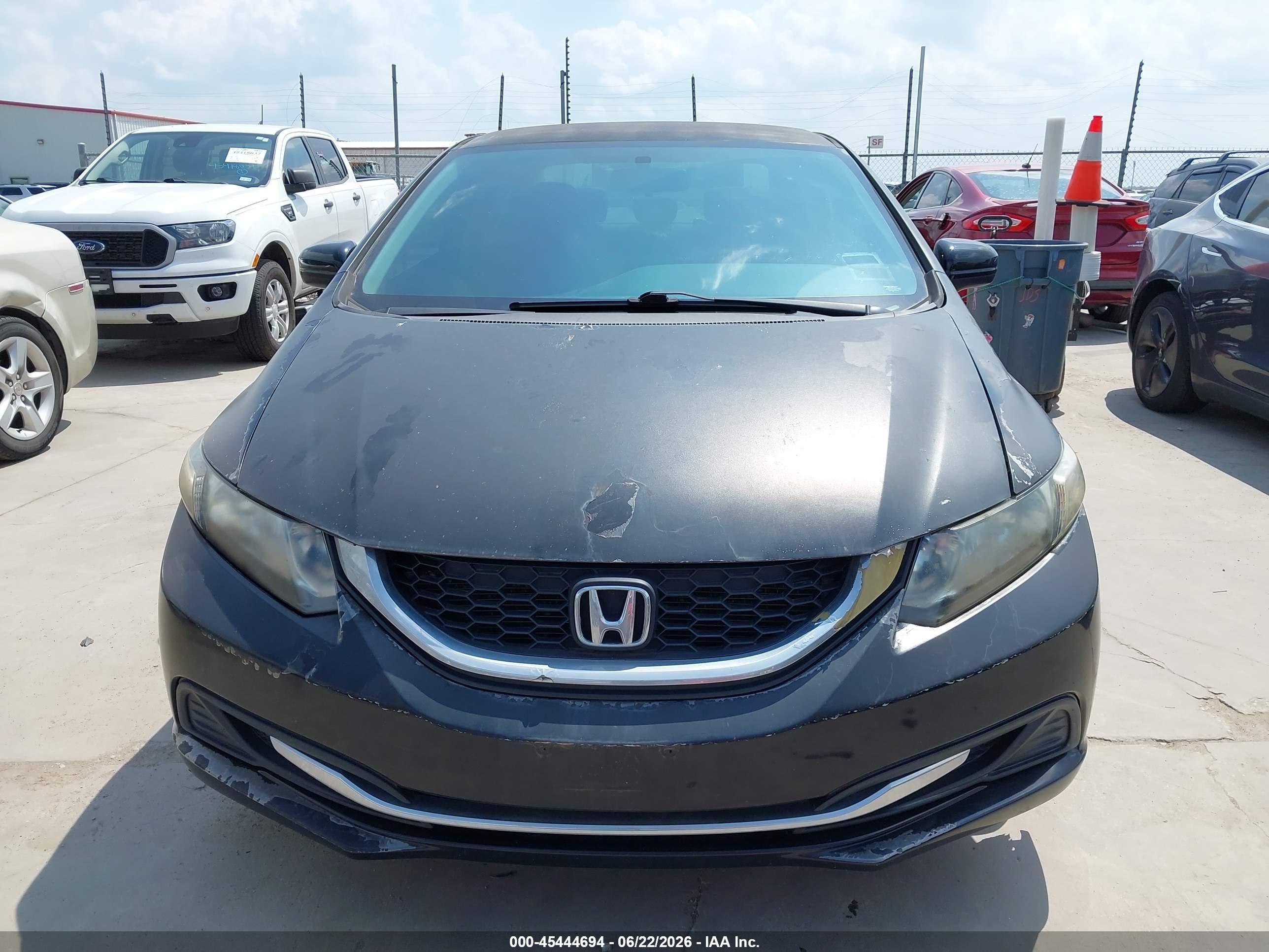 2014 Honda Civic Lx Черный vin: 2HGFB2F55EH504194