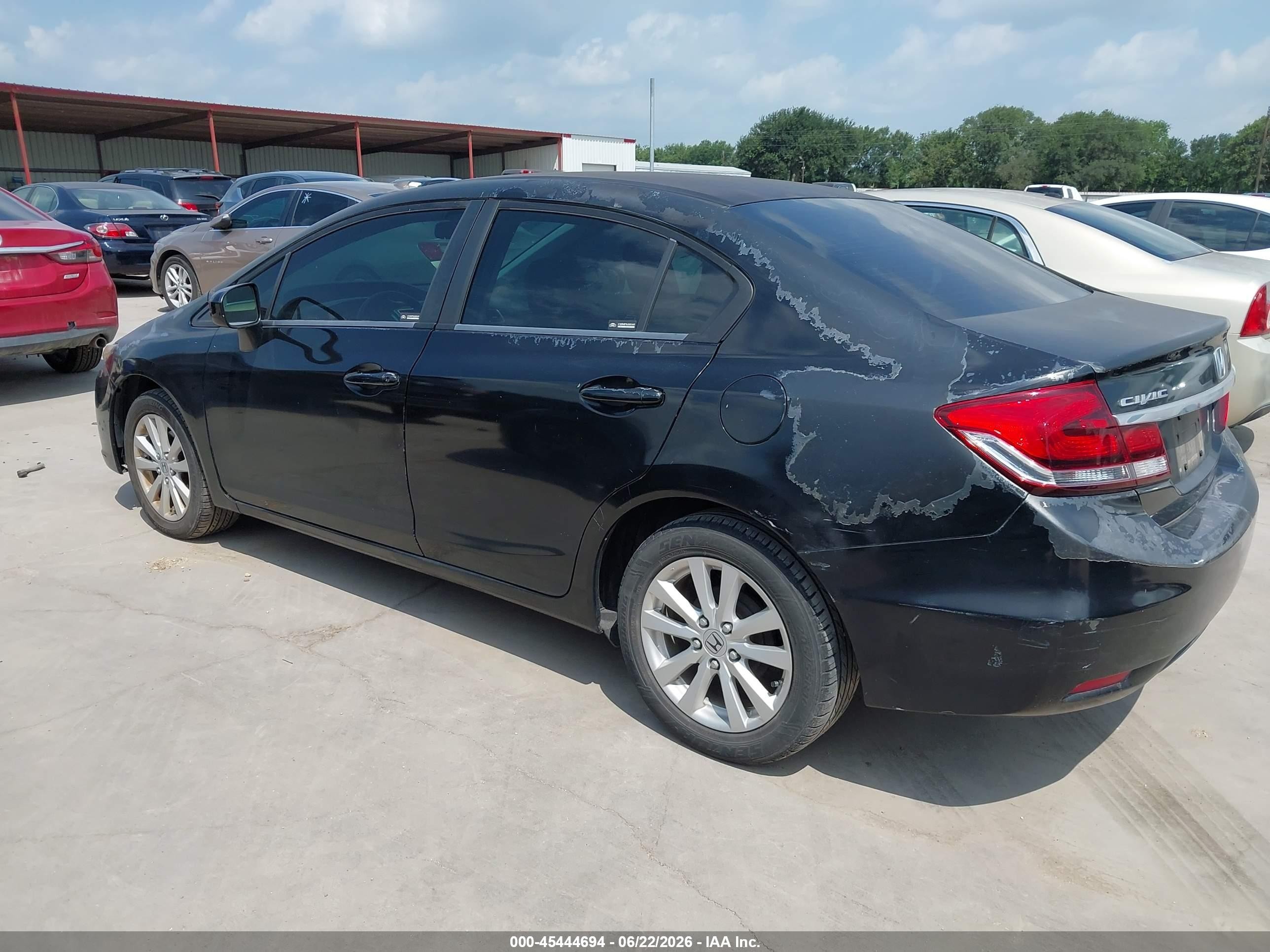 2014 Honda Civic Lx Черный vin: 2HGFB2F55EH504194