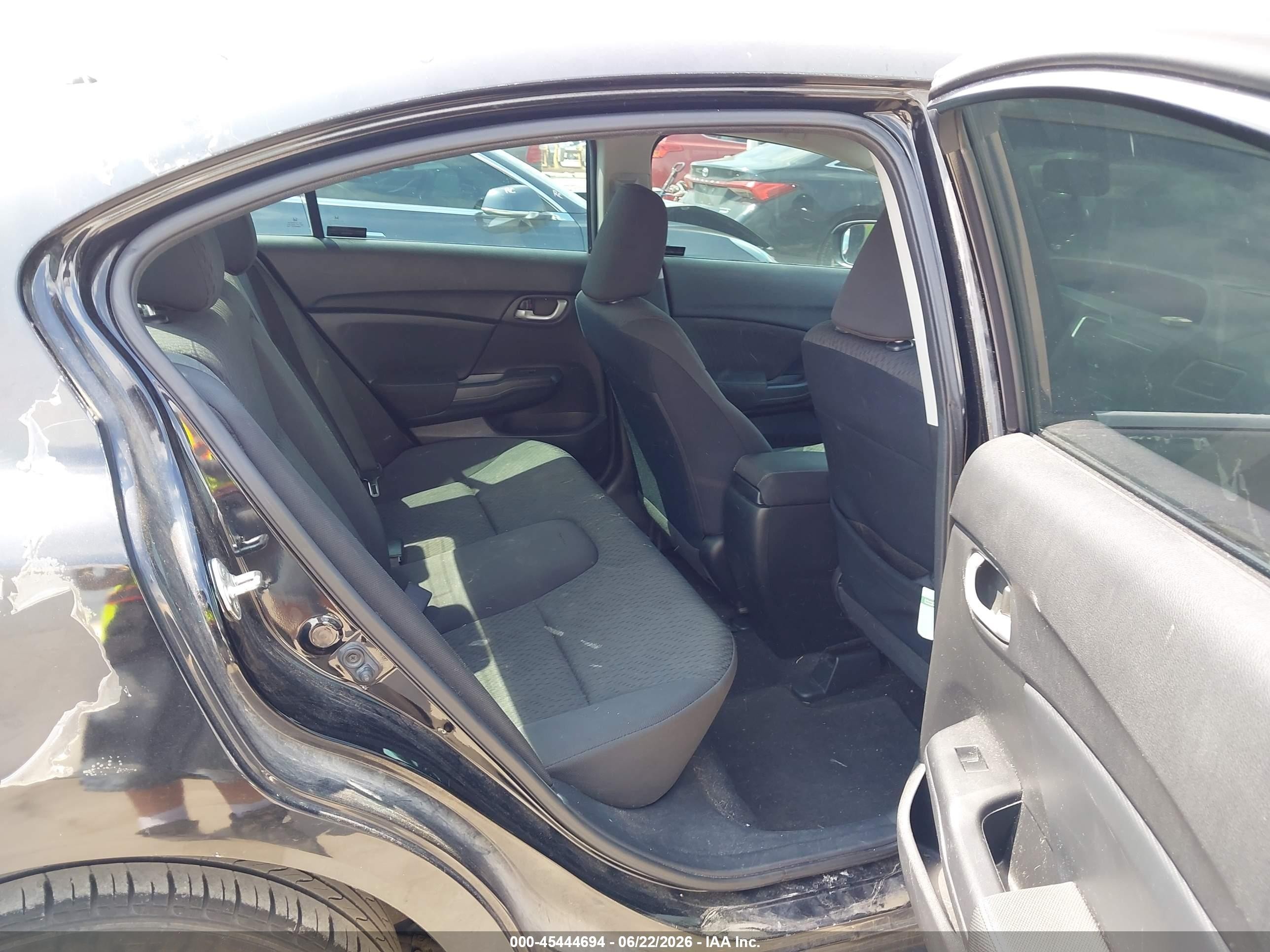 2014 Honda Civic Lx Черный vin: 2HGFB2F55EH504194