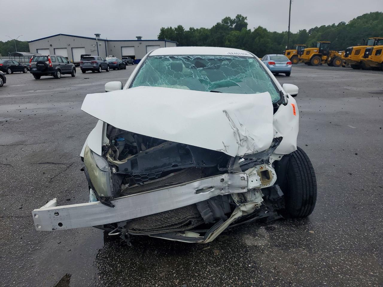 2014 Honda Civic Lx White vin: 2HGFB2F55EH507452