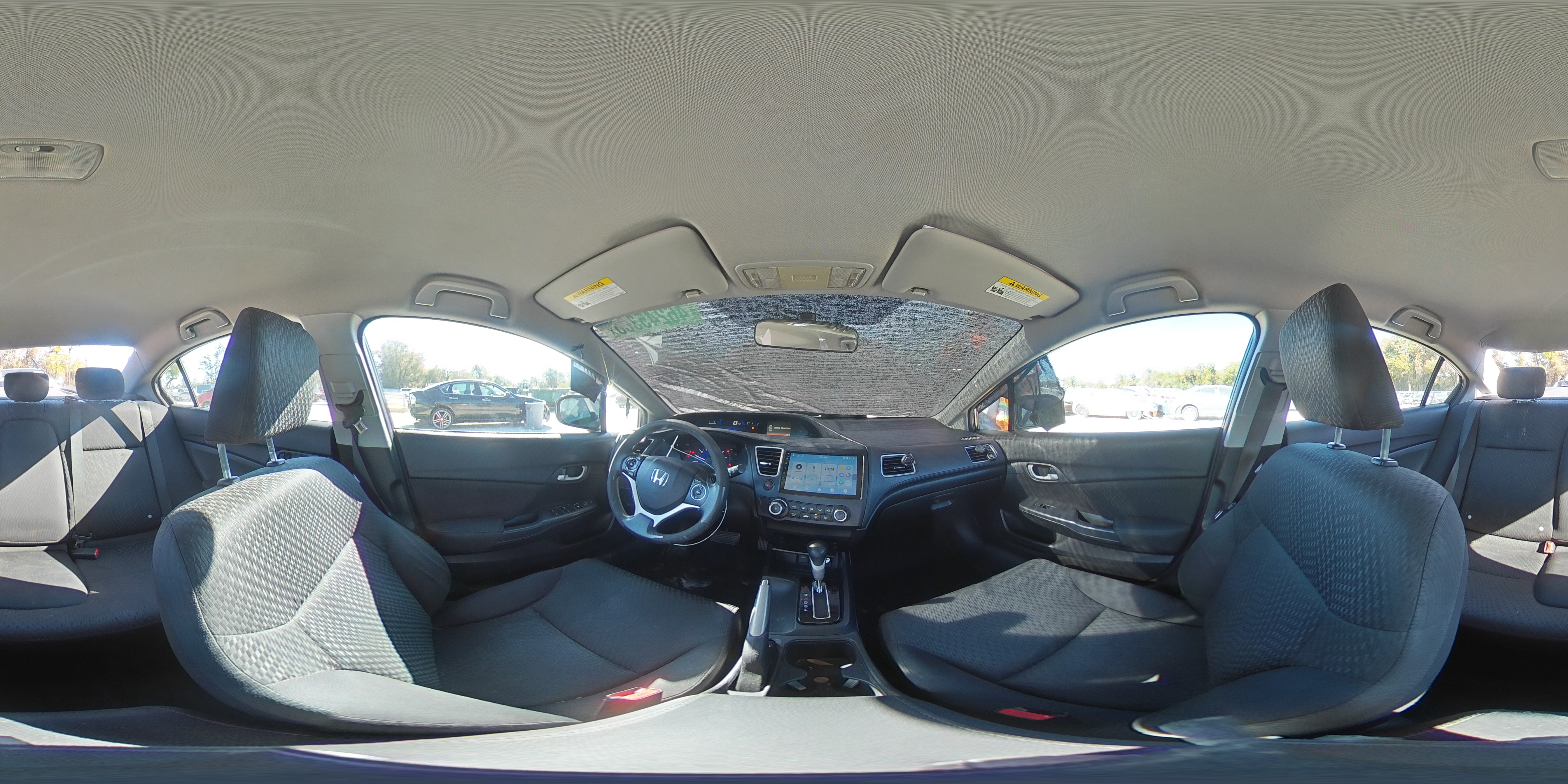 2014 Honda Civic Lx Brown vin: 2HGFB2F55EH507564