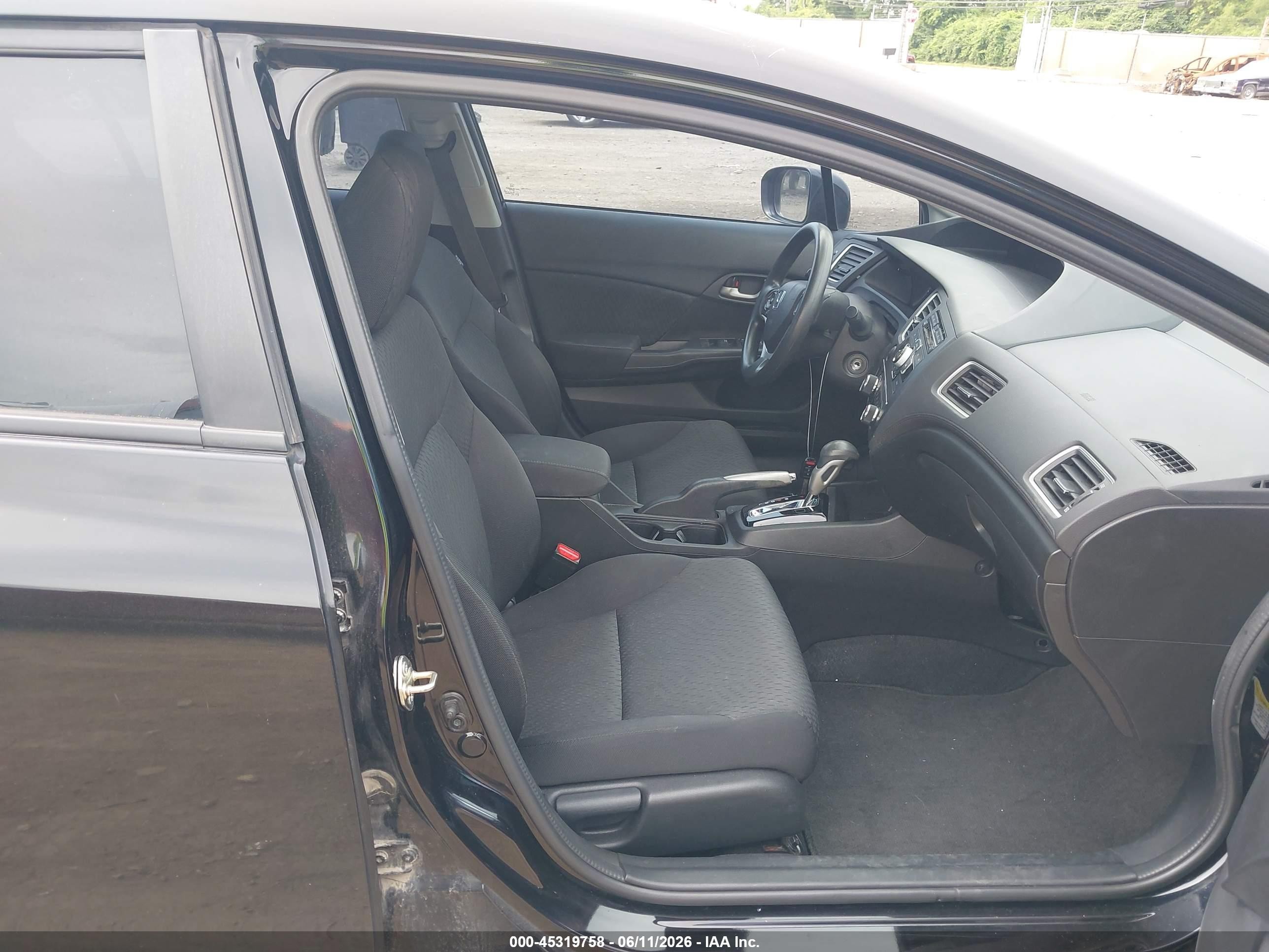 2014 Honda Civic Lx Черный vin: 2HGFB2F55EH520055