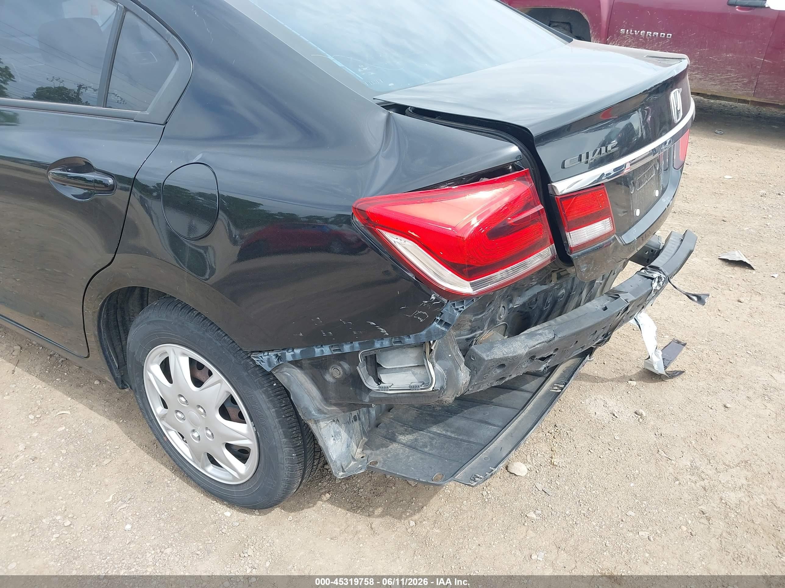 2014 Honda Civic Lx Черный vin: 2HGFB2F55EH520055