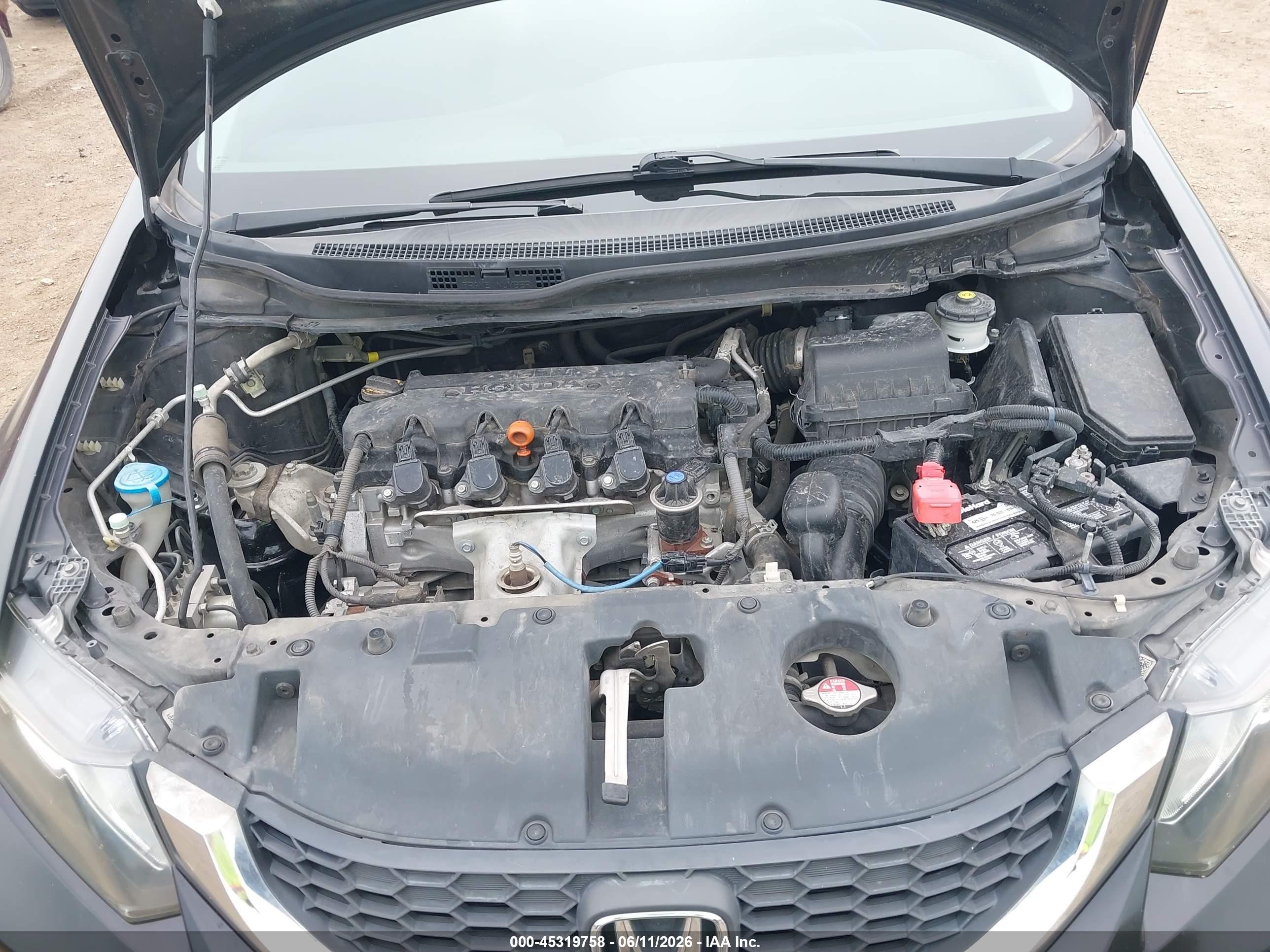2014 Honda Civic Lx Черный vin: 2HGFB2F55EH520055