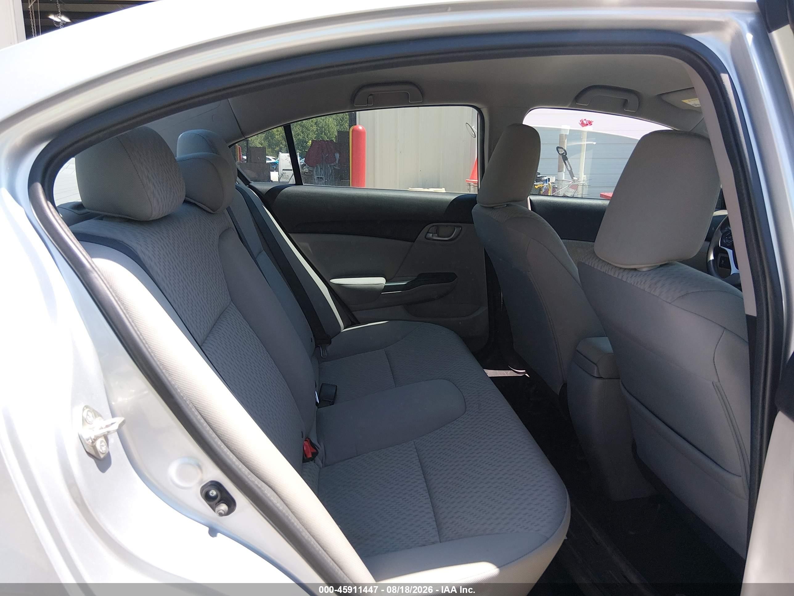 2014 Honda Civic Lx Silver vin: 2HGFB2F55EH525532