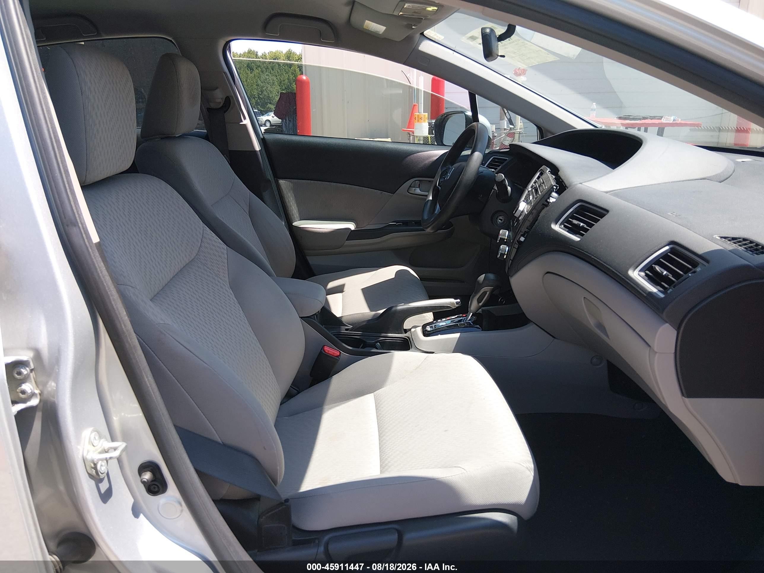 2014 Honda Civic Lx Silver vin: 2HGFB2F55EH525532