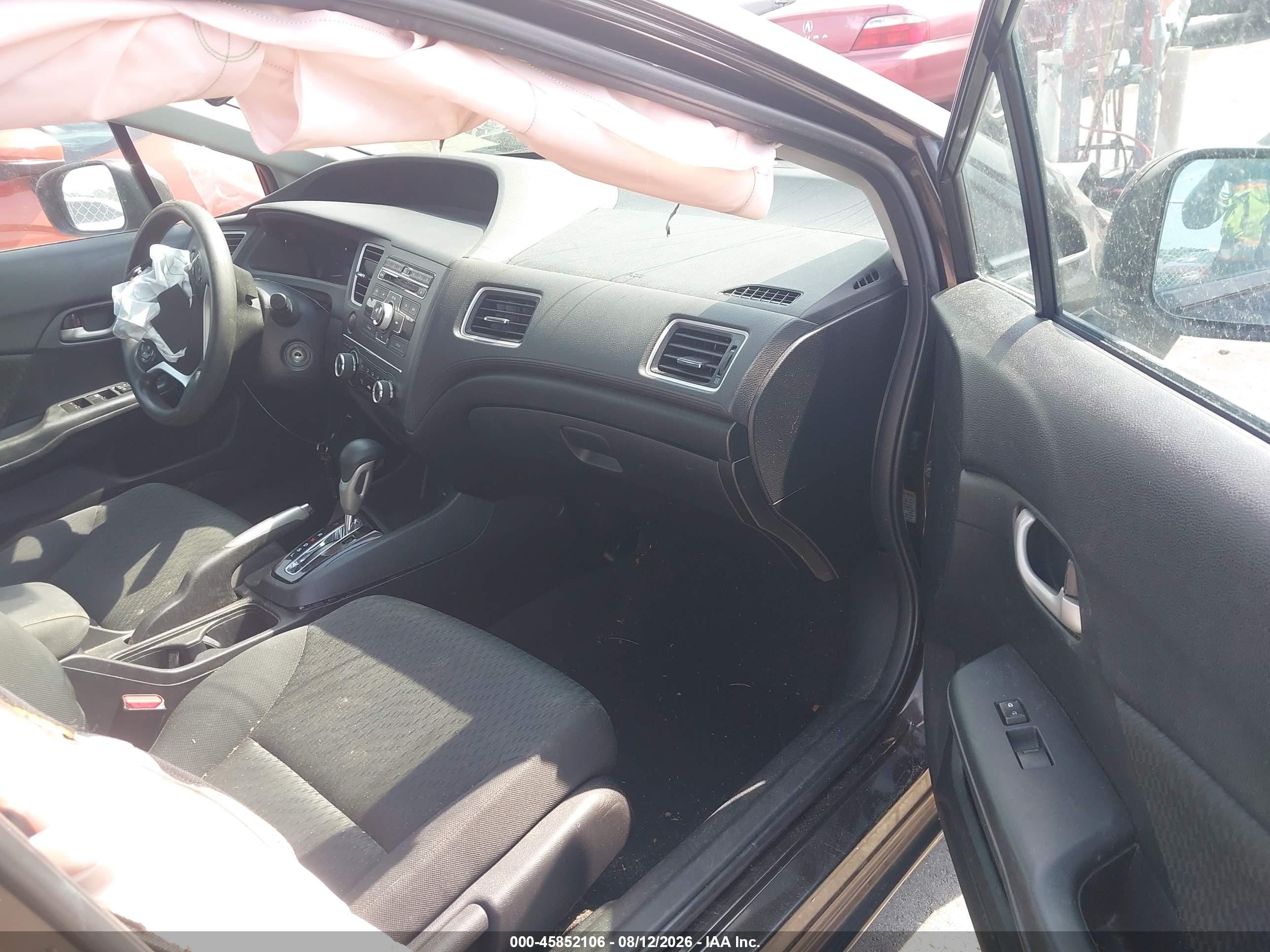2014 Honda Civic Lx Brown vin: 2HGFB2F55EH532075