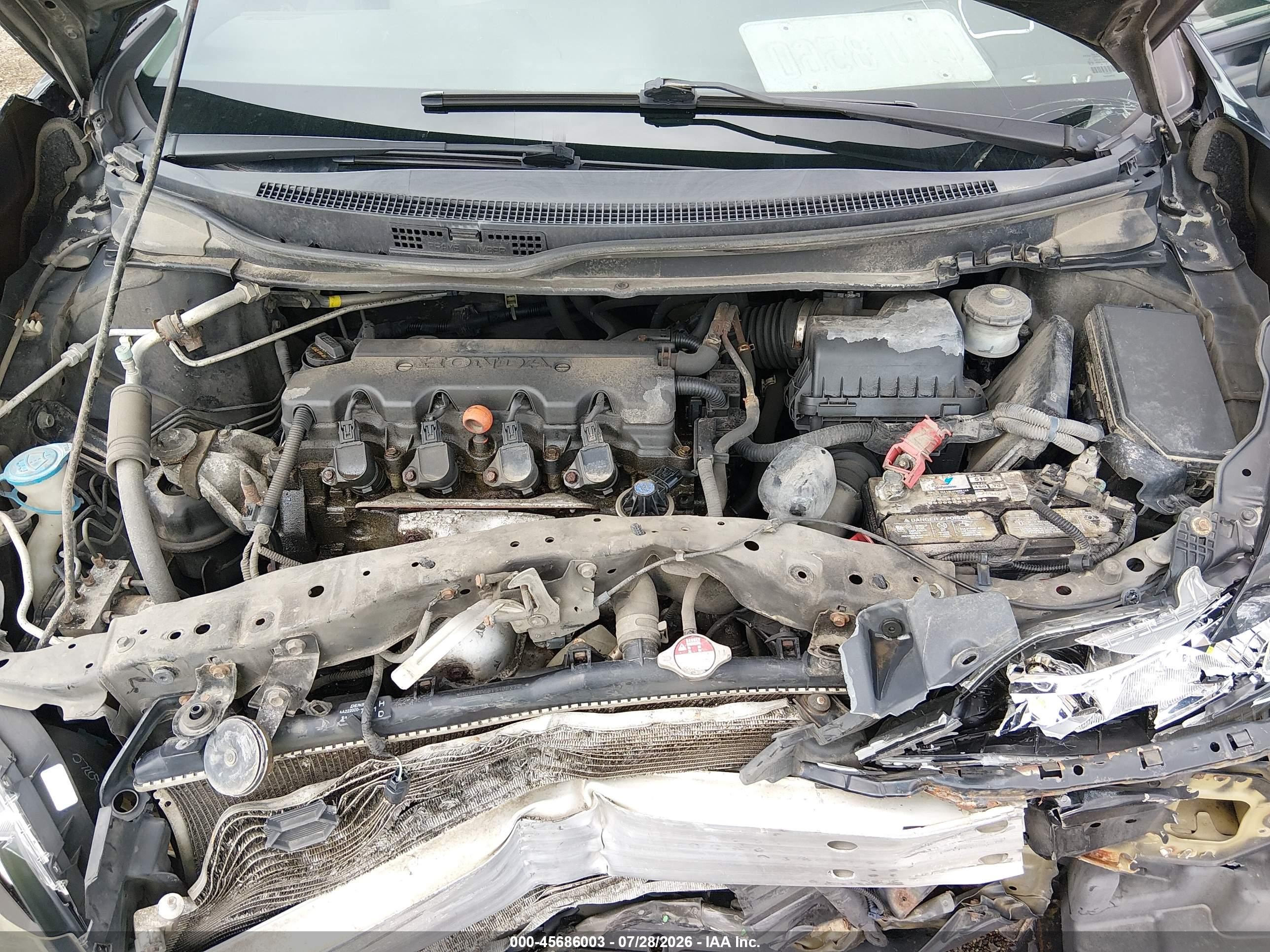 2014 Honda Civic Lx Черный vin: 2HGFB2F55EH537566