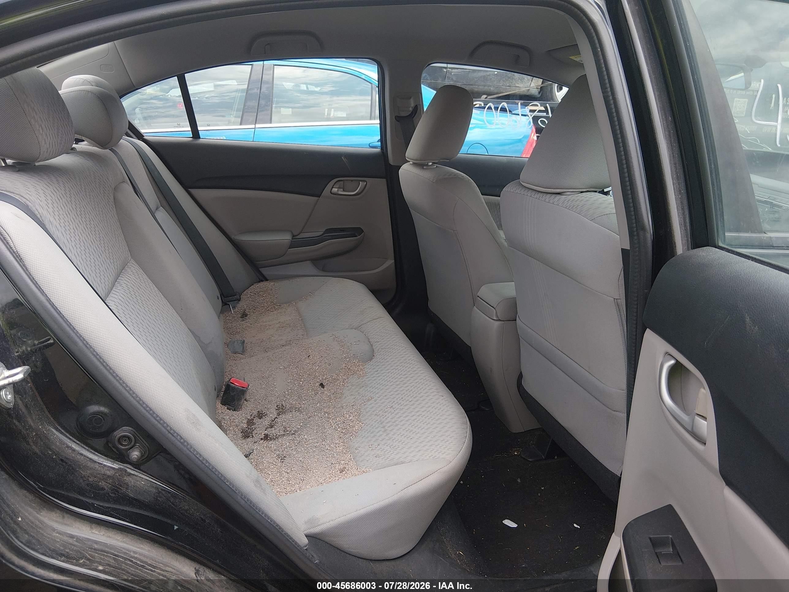 2014 Honda Civic Lx Черный vin: 2HGFB2F55EH537566
