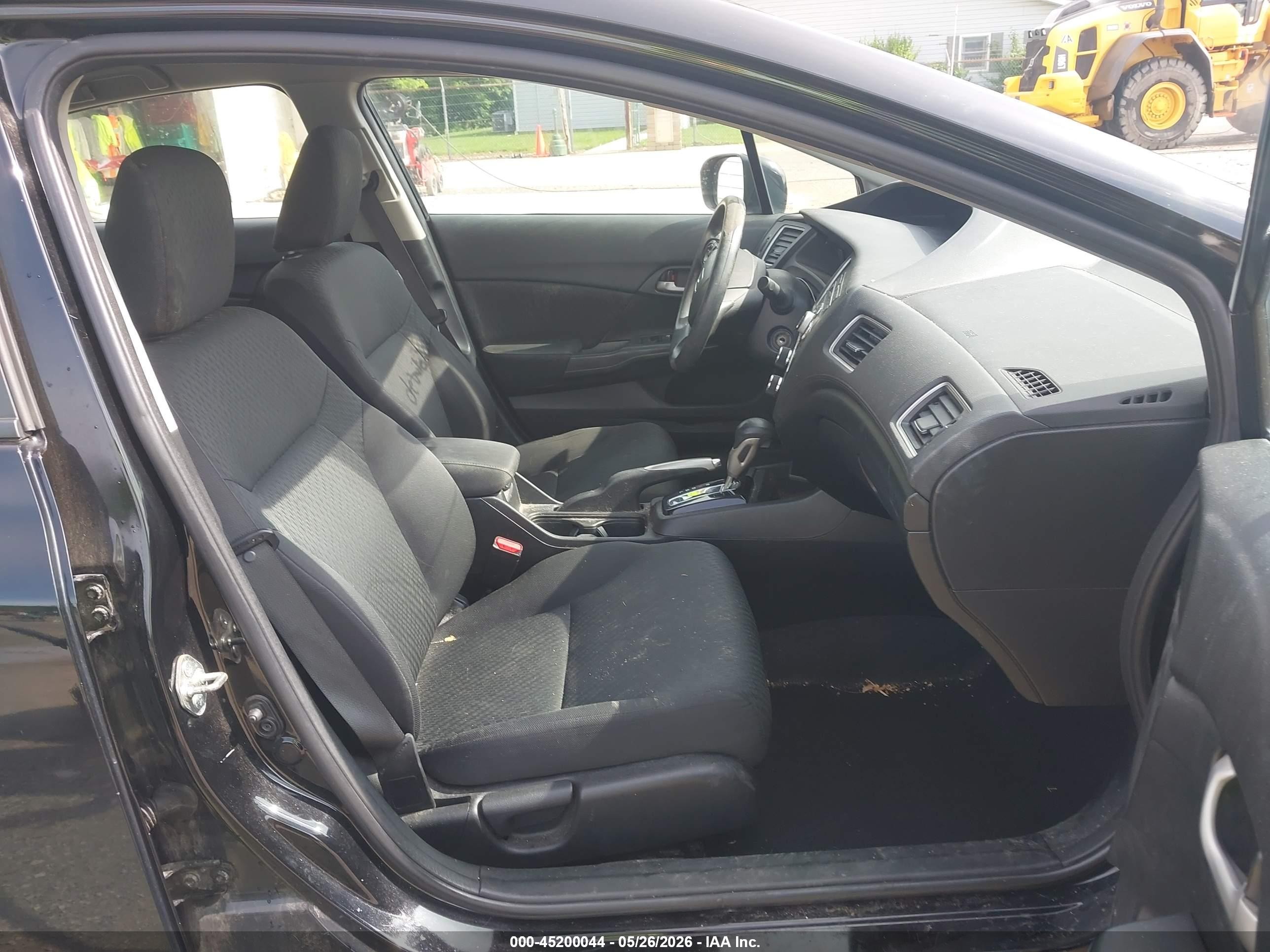 2014 Honda Civic Lx Black vin: 2HGFB2F55EH544100