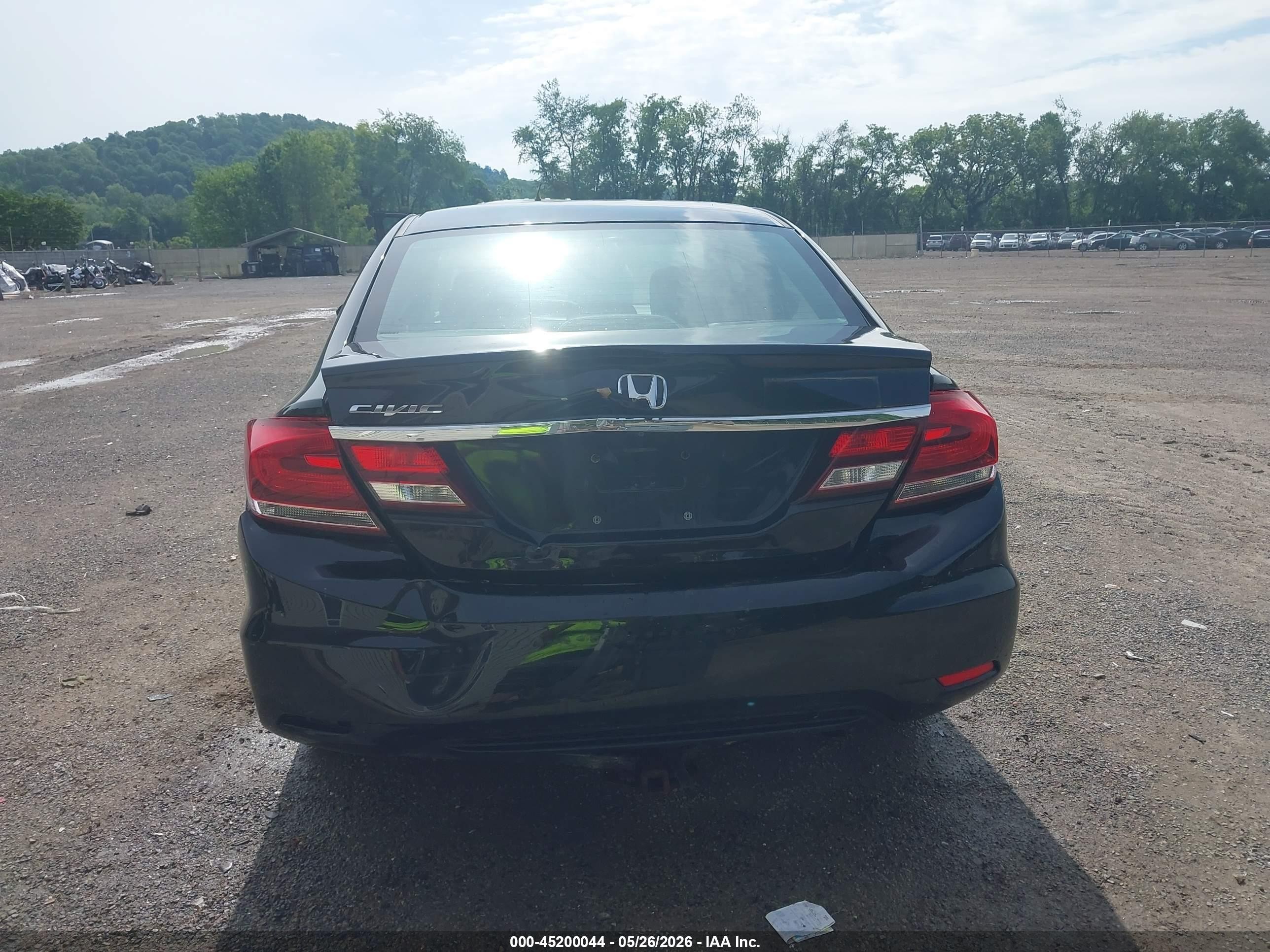2014 Honda Civic Lx Black vin: 2HGFB2F55EH544100