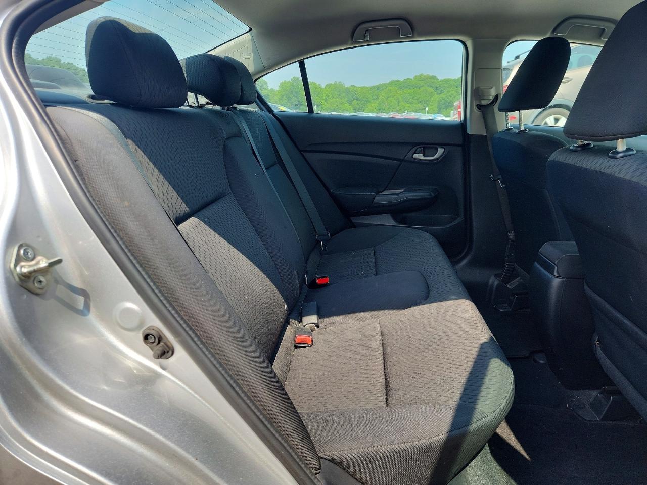 2014 Honda Civic Lx Silver vin: 2HGFB2F55EH547028