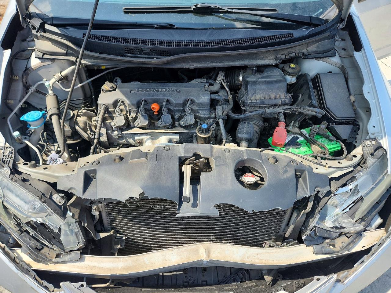 2014 Honda Civic Lx Silver vin: 2HGFB2F55EH547028