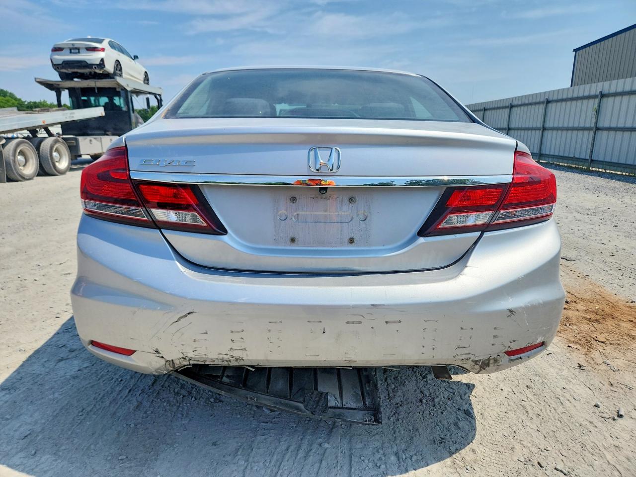 2014 Honda Civic Lx Silver vin: 2HGFB2F55EH547028