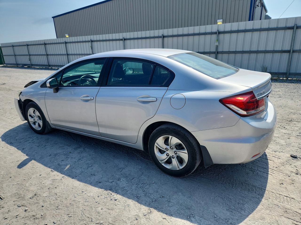 2014 Honda Civic Lx Silver vin: 2HGFB2F55EH547028
