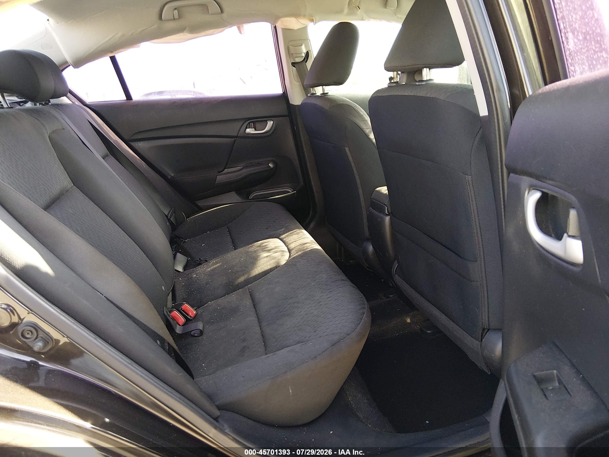 2014 Honda Civic Lx Dark Brown vin: 2HGFB2F55EH555517
