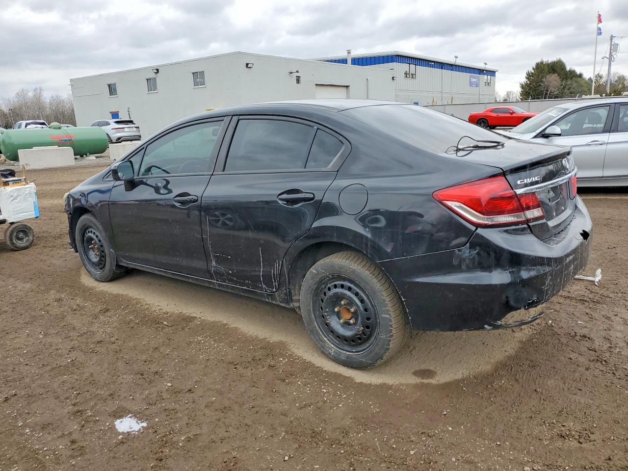 2015 Honda Civic Lx Black vin: 2HGFB2F55FH028238