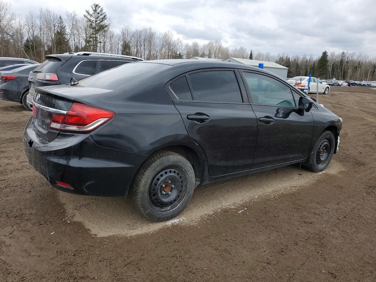 2015 Honda Civic Lx Black vin: 2HGFB2F55FH028238