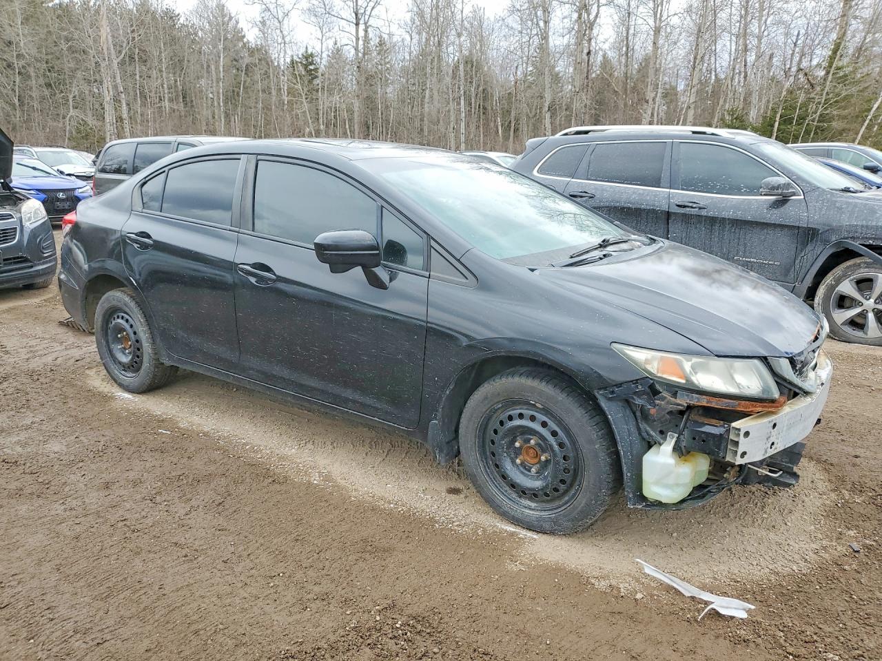 2015 Honda Civic Lx Black vin: 2HGFB2F55FH028238