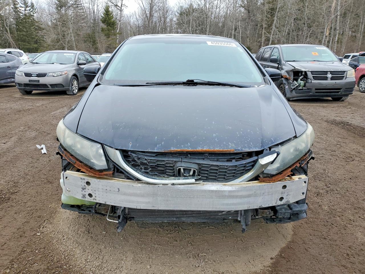2015 Honda Civic Lx Black vin: 2HGFB2F55FH028238