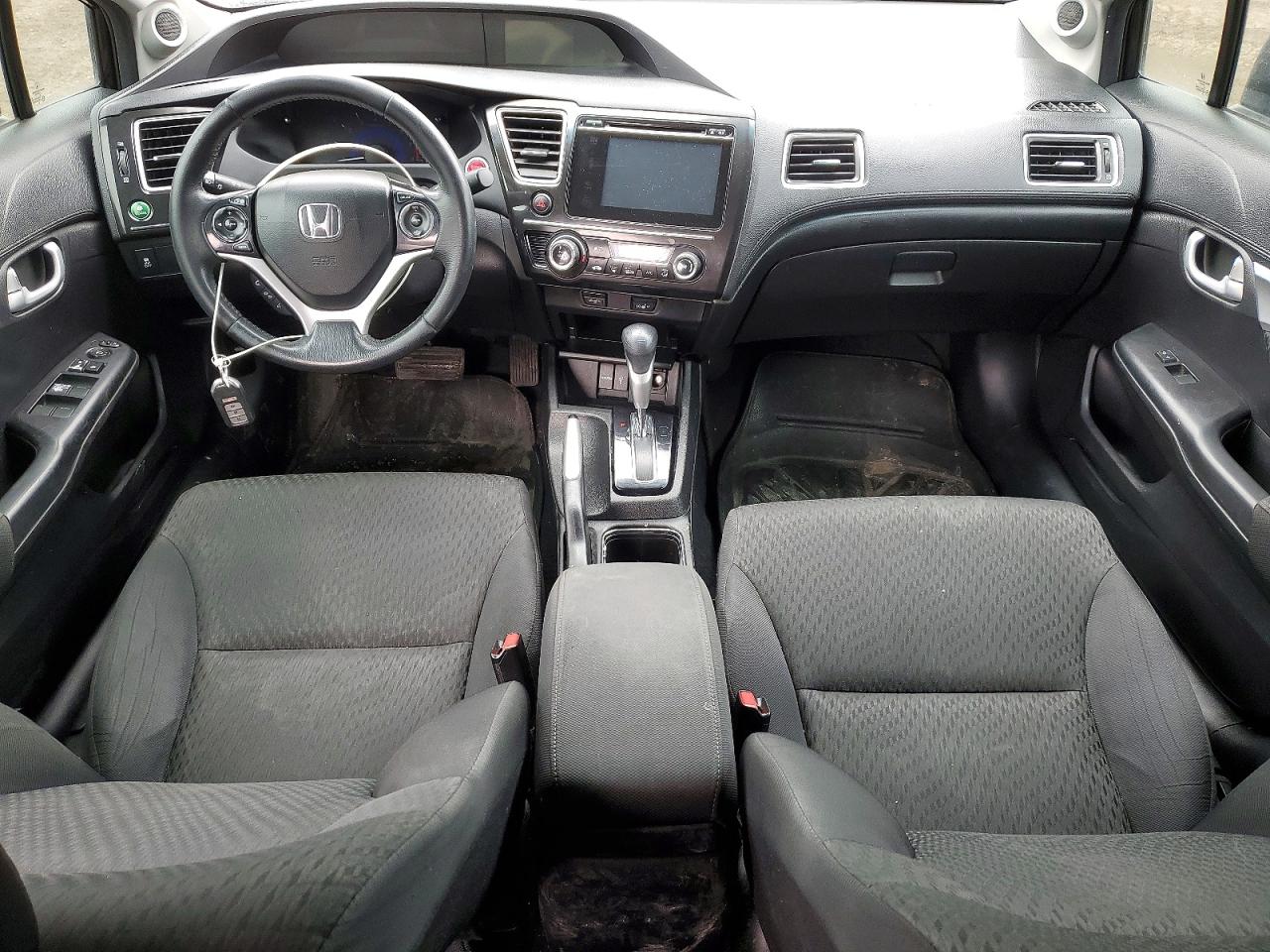2015 Honda Civic Lx Black vin: 2HGFB2F55FH028238