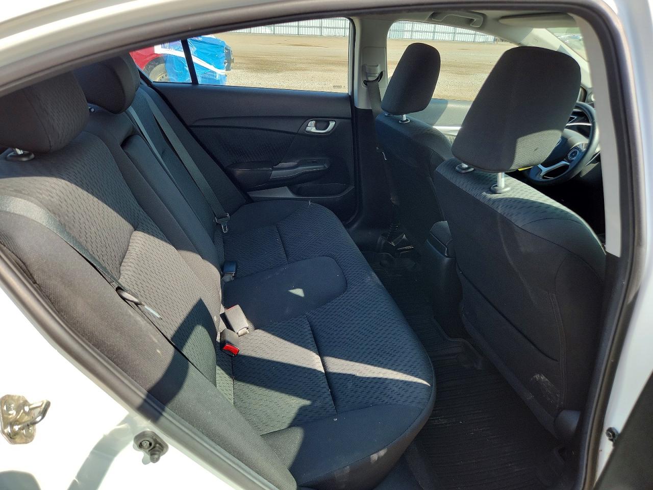 2015 Honda Civic Lx White vin: 2HGFB2F55FH034475