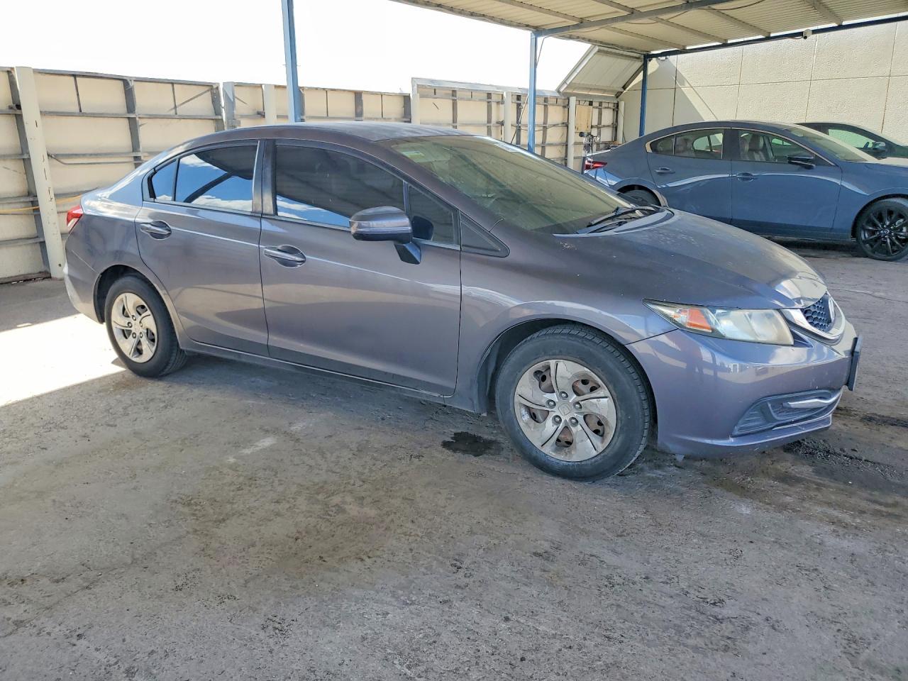 2015 Honda Civic Lx Gray vin: 2HGFB2F55FH520526