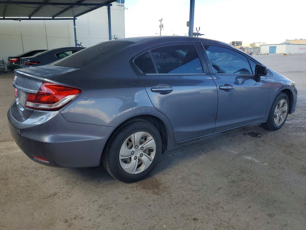 2015 Honda Civic Lx Gray vin: 2HGFB2F55FH520526