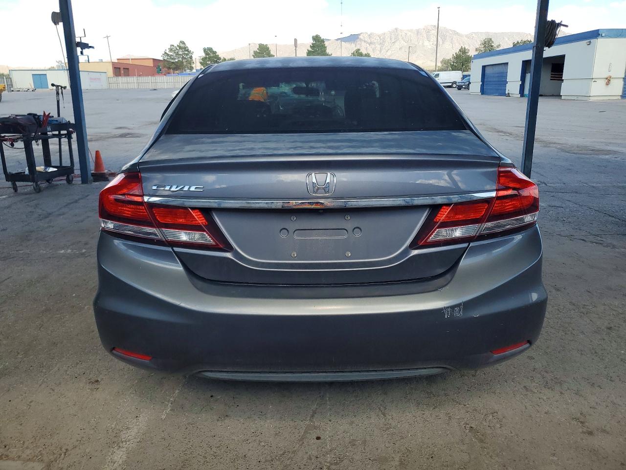 2015 Honda Civic Lx Gray vin: 2HGFB2F55FH520526