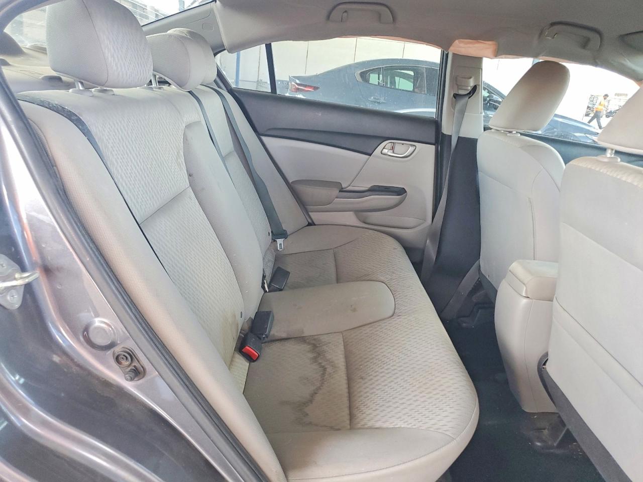 2015 Honda Civic Lx Gray vin: 2HGFB2F55FH520526