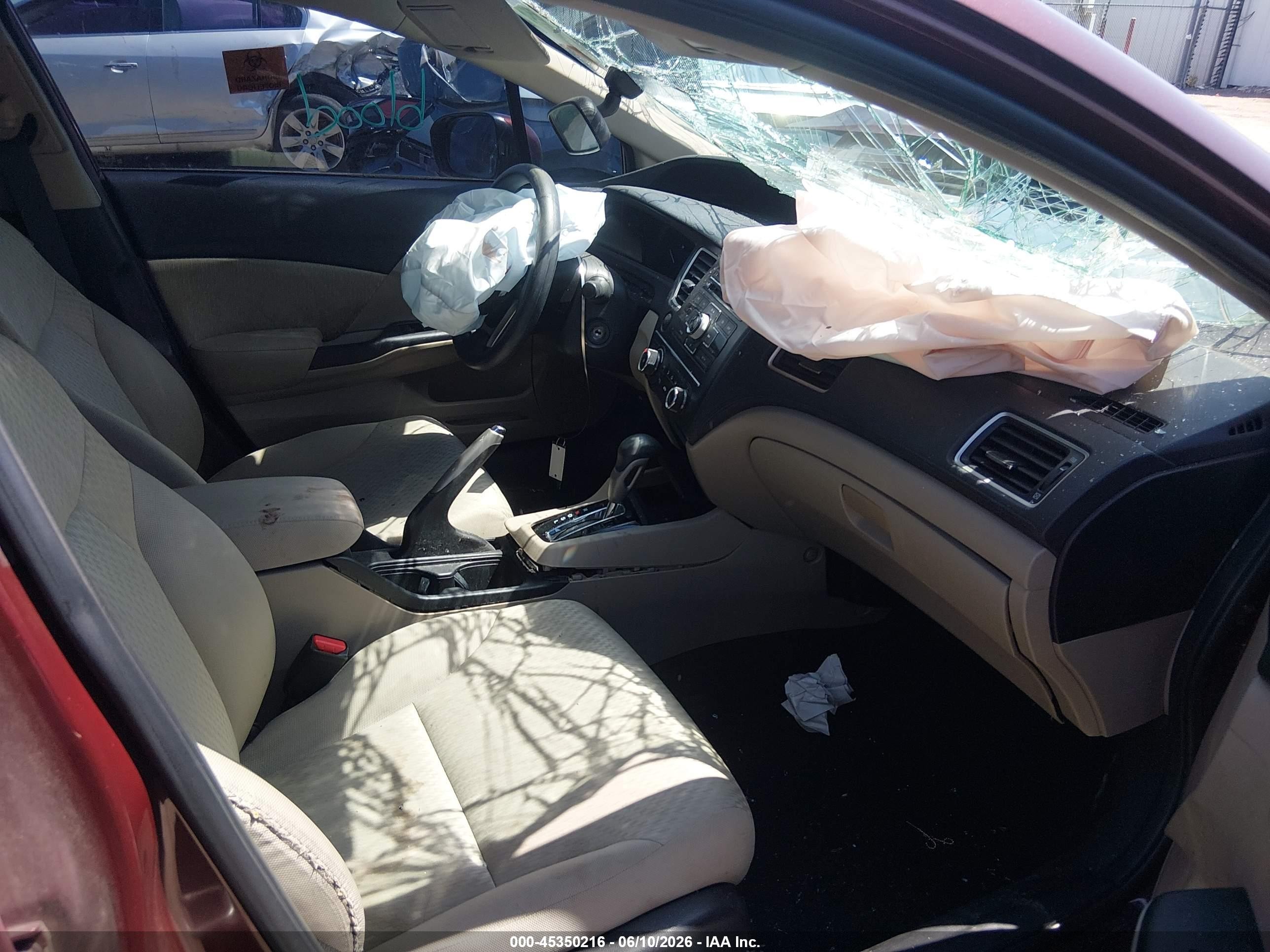 2015 Honda Civic Lx Maroon vin: 2HGFB2F55FH520994