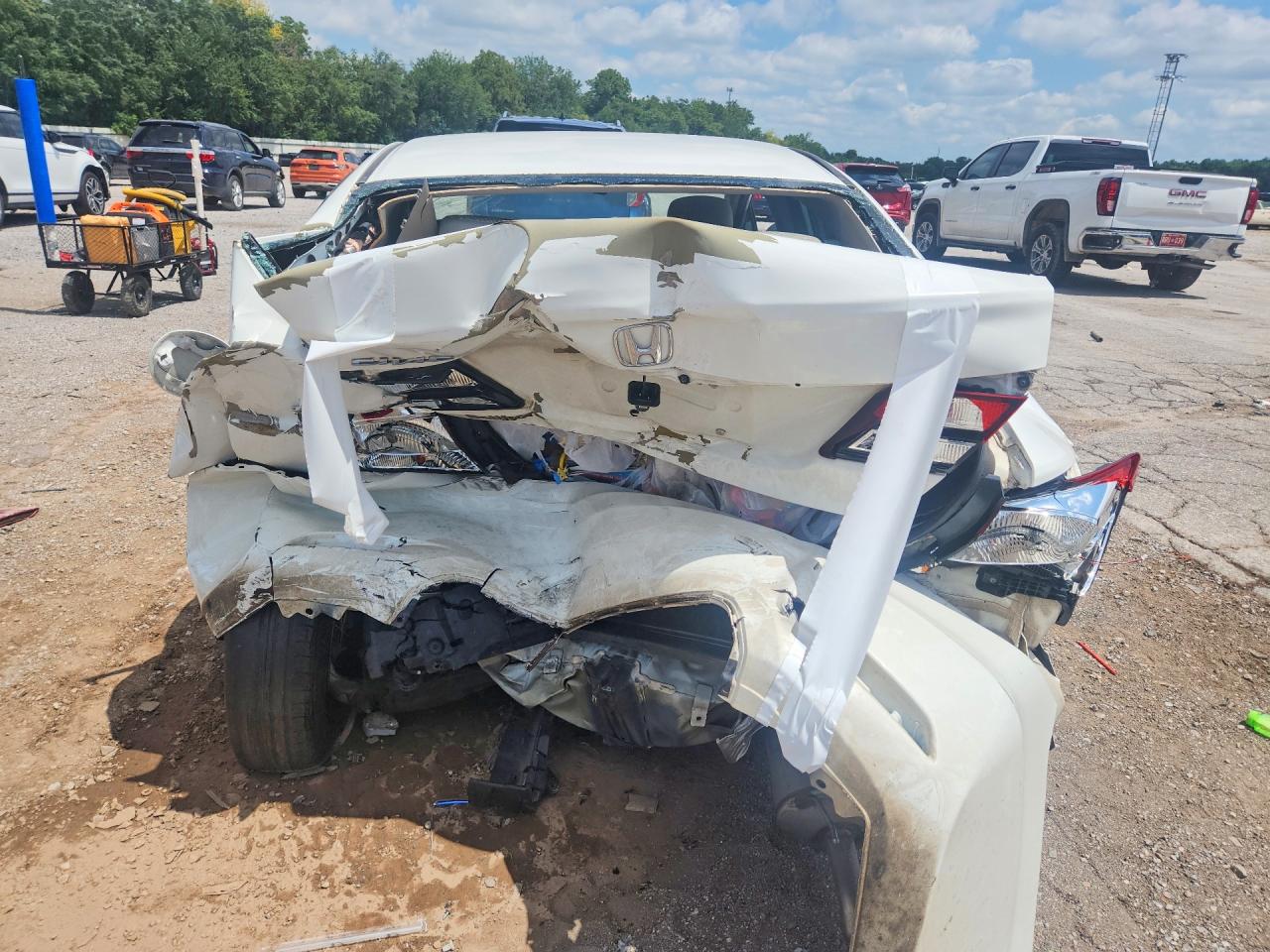 2015 Honda Civic Lx White vin: 2HGFB2F55FH524656