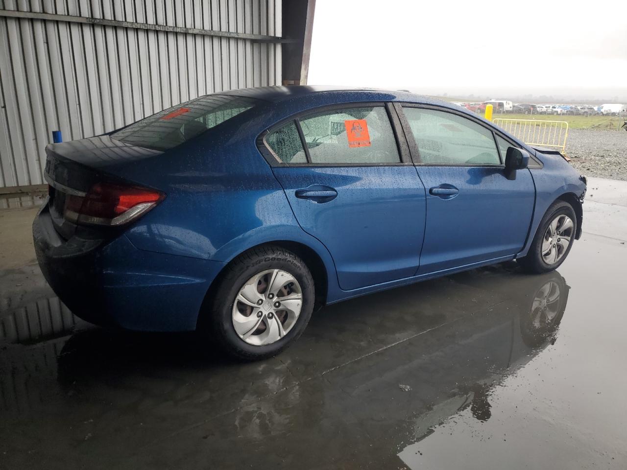 2015 Honda Civic Lx Blue vin: 2HGFB2F55FH525161