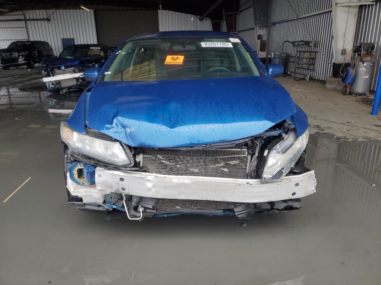 2015 Honda Civic Lx Blue vin: 2HGFB2F55FH525161