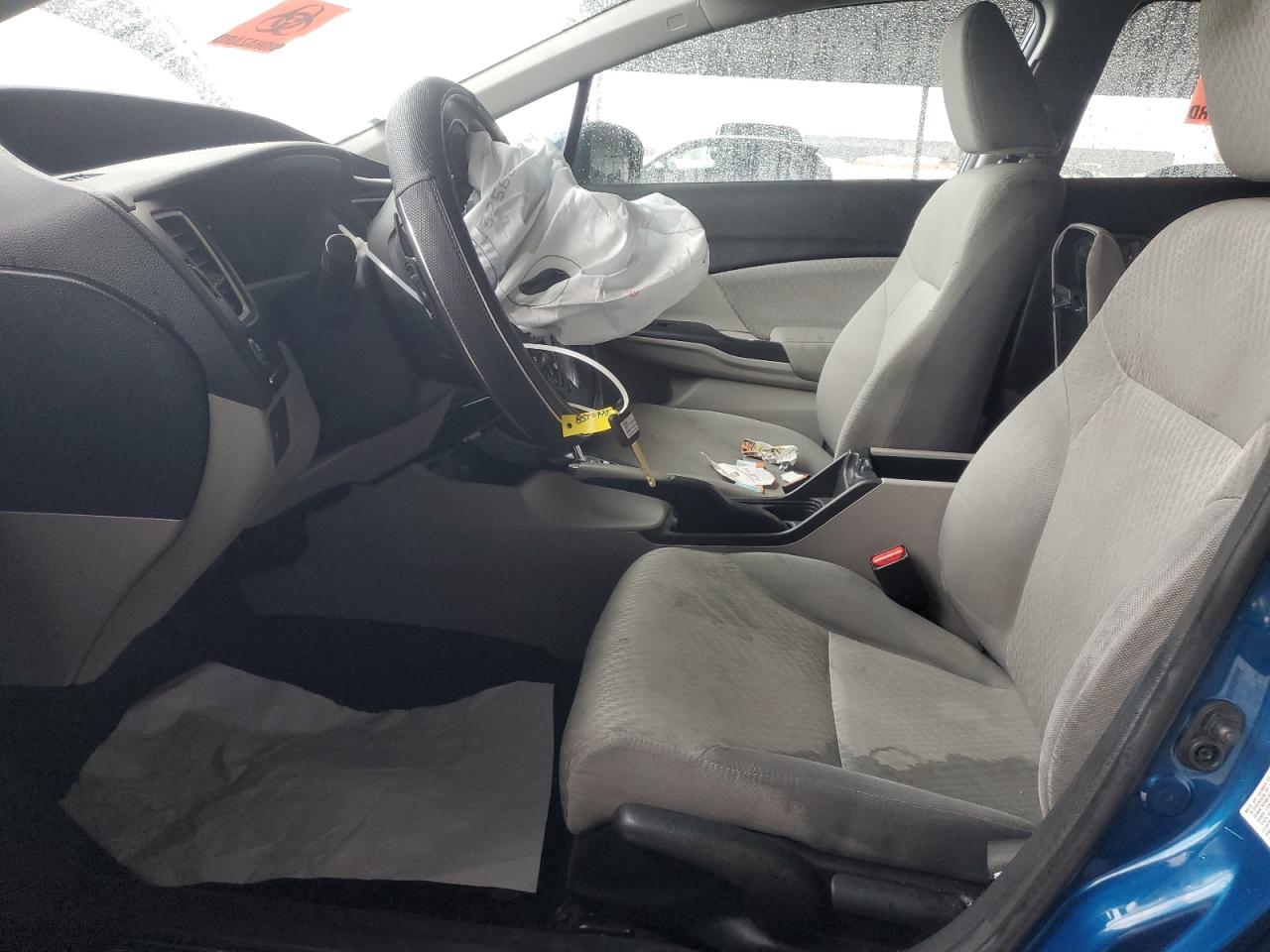 2015 Honda Civic Lx Blue vin: 2HGFB2F55FH525161