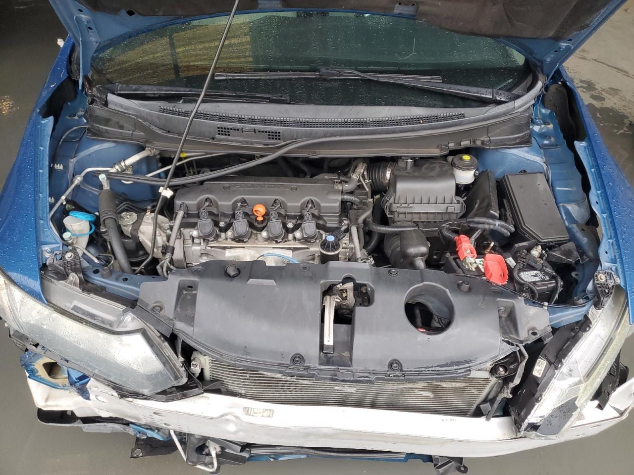 2015 Honda Civic Lx Blue vin: 2HGFB2F55FH525161
