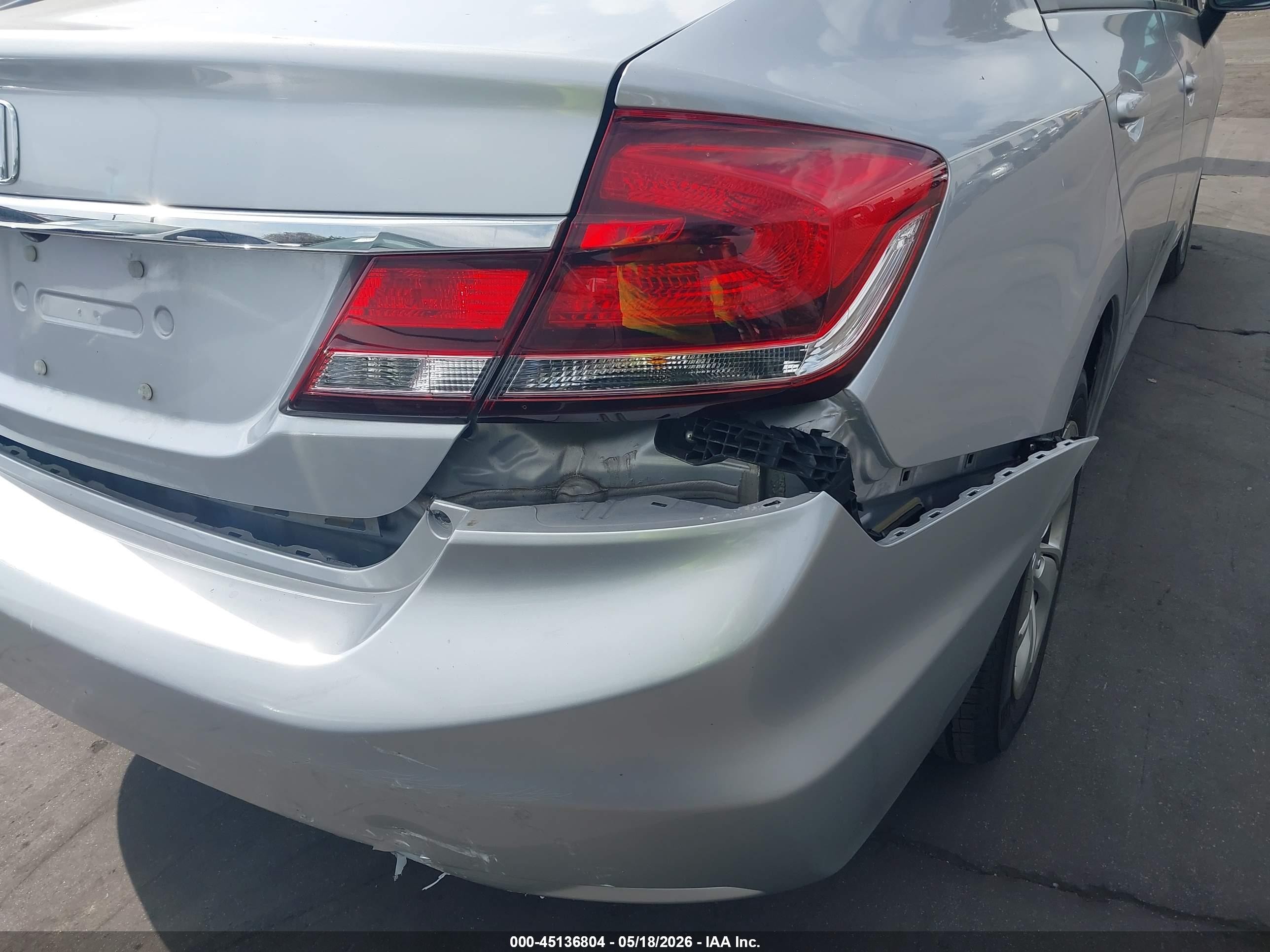 2015 Honda Civic Lx Silver vin: 2HGFB2F55FH525841