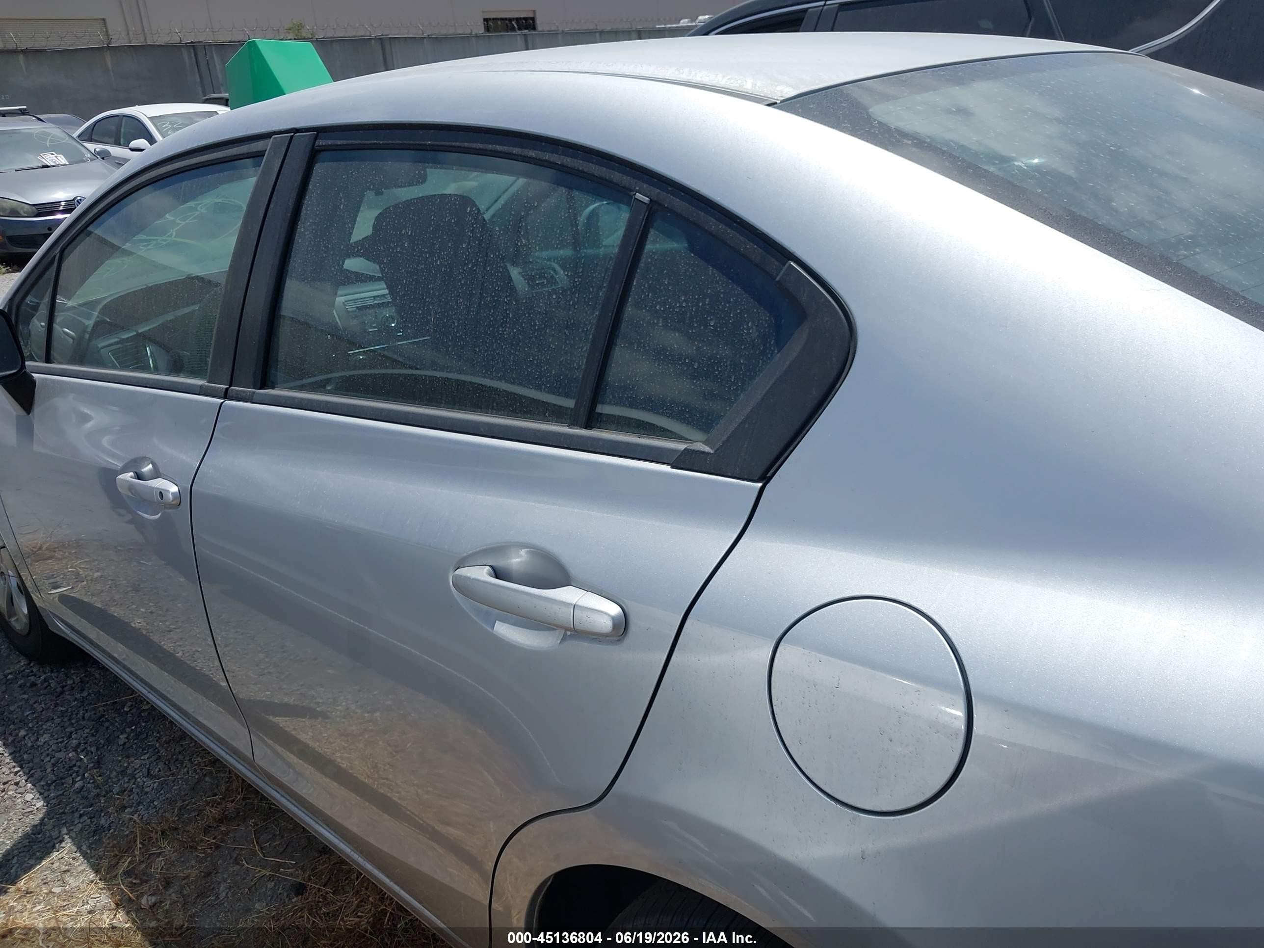 2015 Honda Civic Lx Silver vin: 2HGFB2F55FH525841