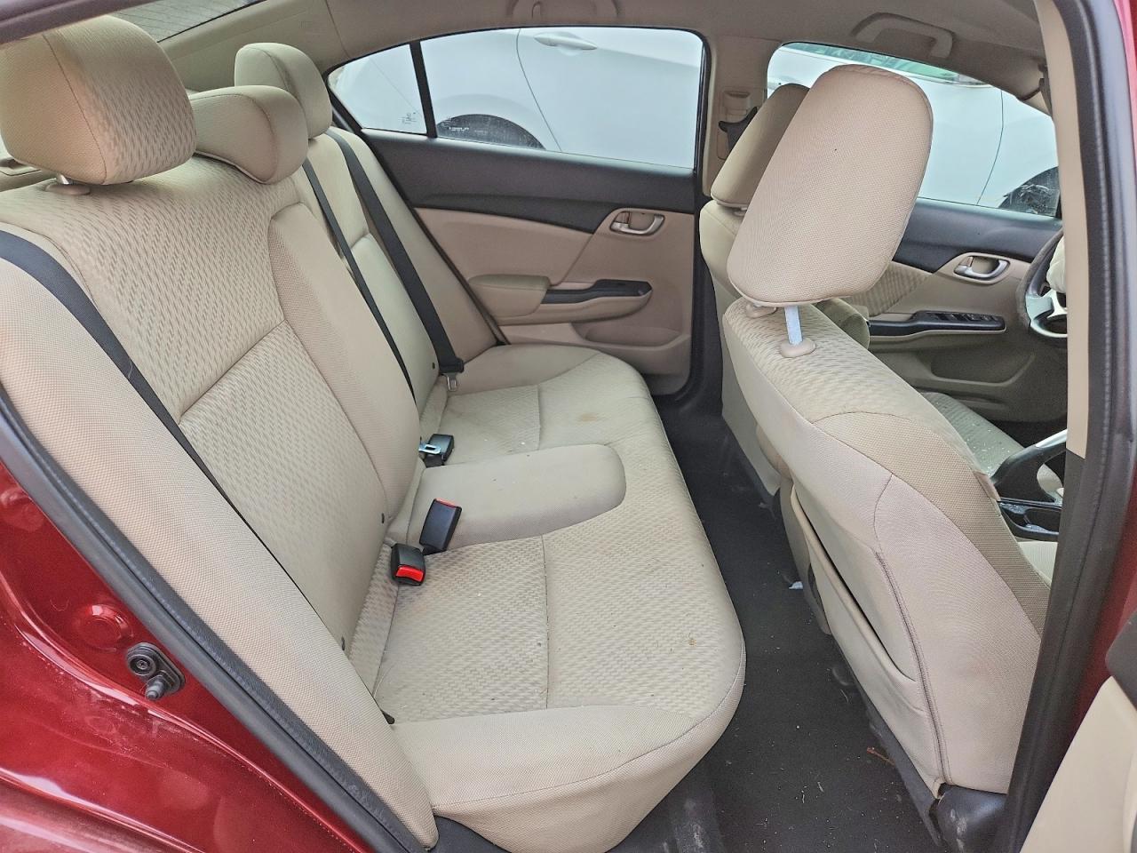2015 Honda Civic Lx Burgundy vin: 2HGFB2F55FH528867