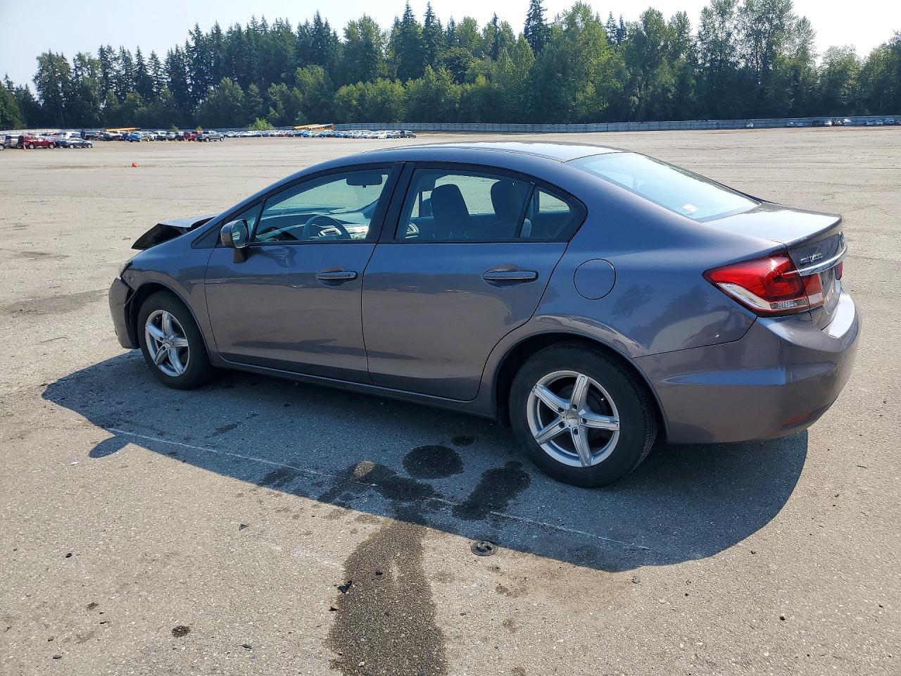 2015 Honda Civic Lx Gray vin: 2HGFB2F55FH529677